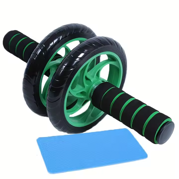 Rueda De Abdominales Doble Para Hombres Y Mujeres Equipo De Fitness Silencioso Para Adelgazamiento Y Ejercicios De Fortalecimiento Abdominal - 1