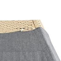 Juego de salón de Jardín, tienda de Ratón, staptado para 2-4 personas, incluye todos los cojines de asiento y cojines, Ratón beige, Cortina de Puerta gris, cojines de asiento con Cremallera, extraíbles y lavables - details 5