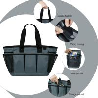 Bolsa de almacenamiento impermeable con 11 bolsos, organizador para el hogar para la jardinería interior y exterior, 13,5 "X 10,2" x 7,5" - details 0