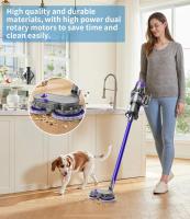 Cabezal de limpieza para aspiradora eléctrica (para Dyson V7/V8/V10/V11/V15) con 6 mopas lavables y depósito de agua - details 4