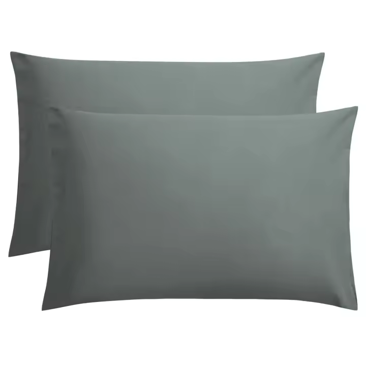 2Pcs Fundas Para Almohada Satén Cómodas Para El Cabello Y La Belleza Fundas Para Almohadas De Dormitorio Decoración Del Hogar - 1