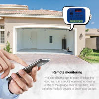 Controlador Inteligente De Puerta De Garage Universal RX Multi WIFI 2CH Receptor 433 868 MHz Tuya Frecuencia 300-900MHz - details 2