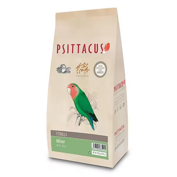 Psittacus Minor, 450g, 3kg, Pienso para Agapornis Comida de Pájaros - 1