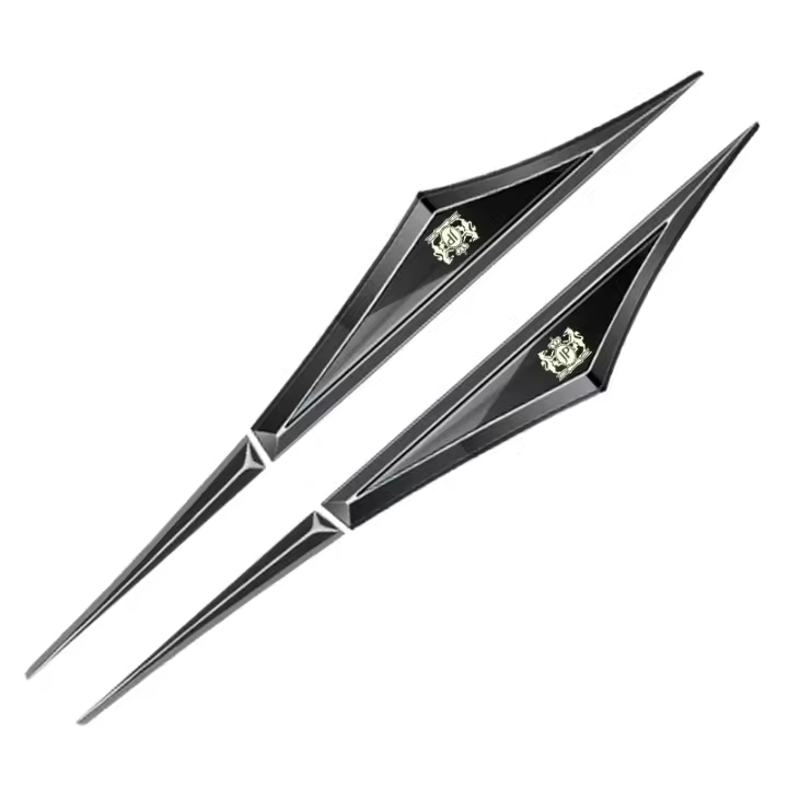 2pcs Pegatinas De Coche 3D De Aleación De Alta Calidad Accesorios Para Vehículo JP JUNCTION PRODUCE Adhesivos Decorativos Para Lados Y Parachoques - 1
