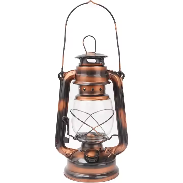 Storm Lantern Kerosene 24cm Nostalgic Kerosene Lamp Glass Bulb - 1