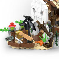 Kit De Construcción De Barco Pirata MOC Bloques De Construcción Creativos Regalos Para Adolescentes Y Adultos 578 Piezas - details 3