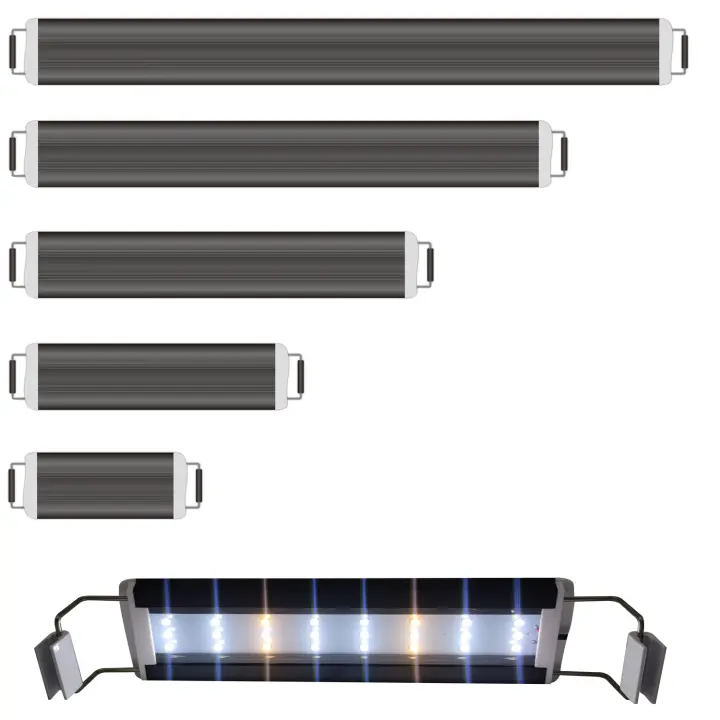 Luz LED para Acuario Lámpara de Acuario 4000K Impermeable con Soporte Extensible 6133 - 1