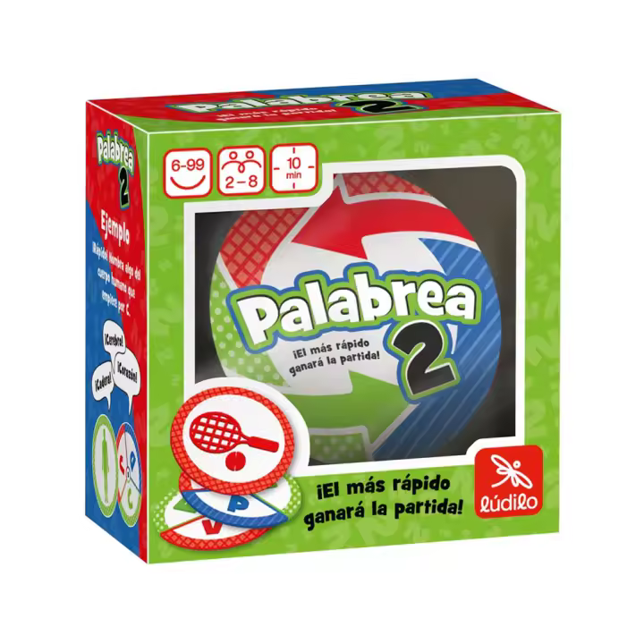 Juego Palabrea 2. ¡Más categorías, doble diversión! Nueva versión del juego de cartas superventas 60 cartas. (Ludilo 803104) - 1