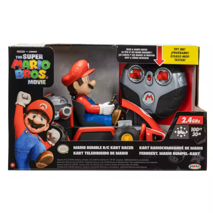 Vehiculo radio control la pelicula Super Mario BrosFigura  Coleccionable - Idea de Regalo- Mercancia Oficial - Juguetes para Niños y Adultos - Movies Fans - Muñeco para Coleccionistas y Exposición - 1