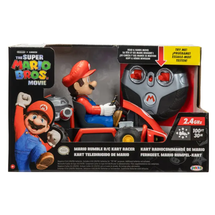 Vehiculo radio control la pelicula Super Mario BrosFigura  Coleccionable - Idea de Regalo- Mercancia Oficial - Juguetes para Niños y Adultos - Movies Fans - Muñeco para Coleccionistas y Exposición - 1