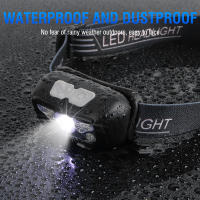 BORUiT B12 Mini Linterna Frontal LED Recargable Por USB Con 5 Modos De Iluminación Impermeable Para Pesca Y Ocio Camping Montañismo Ciclismo Work - details 9