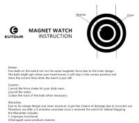 Reloj De Pulsera De Cuarzo Para Hombre EUTOUR Marca De Lujo Impermeable Con Indicador Numeral Arábigo Material De Correa Resina - details 27