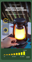 Lámpara De Escritorio LED Retro Caballo Decoración De Ambiente Recargable Para Camping Al Aire Libre Barra De Luz Linterna De Hogar - details 1