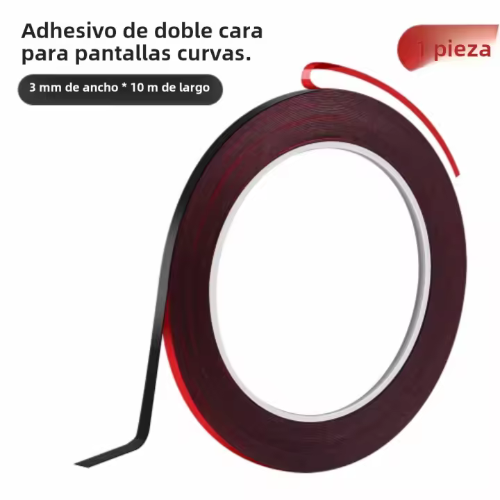 Cinta Doble Lado Para Reparación De Teléfonos Móviles 10M Con Espuma Autoadhesiva De 3mm Para Pantalla Táctil Y Panel LCD De Celular - 1