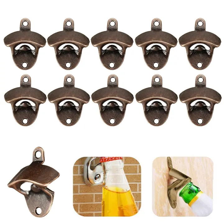 10PCS Abrebotellas Y Abrecañas Vintage Para Cocina Y Barra Herramientas De Cocina Metálicas Para Cans Y Botellas De Vino - 1