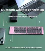 Teclado Plegable Bluetooth, eclado Inalámbrico Portátil Ultra Delgado con Teclado Numérico, Teclado Bluetooth Plegable con Teclas Numéricas, Teclado Plegable Tamaño de Bolsillo - details 0