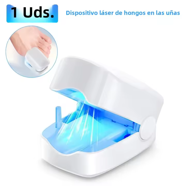Dispositivo De Tratamiento Con Láser Para Uñas Fungosas Onicomicosis Cuidado De Los Pies Con Hongos Tamaño Medio Material Algodón ABS Unisex - 1