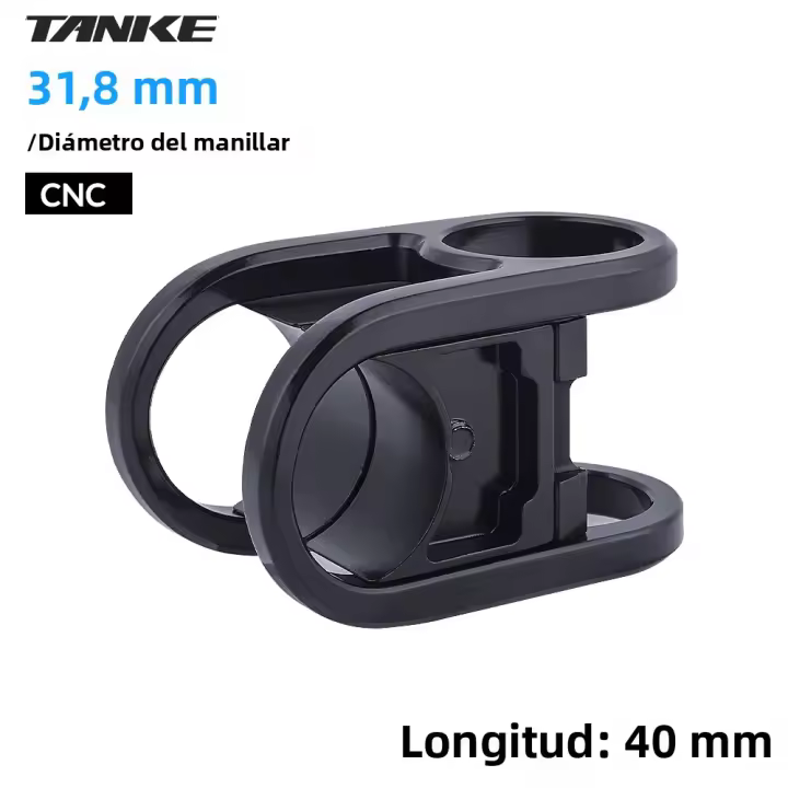 MTB 31.8mm Tornillo De Bicicleta 0° De Aluminio CNC Para Ruta Ciclismo Accesorios Piezas De Manillar 28.6mm Corto Potencia Riser - 1