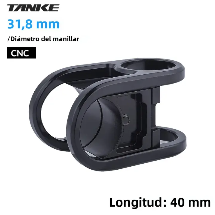 MTB 31.8mm Tornillo De Bicicleta 0° De Aluminio CNC Para Ruta Ciclismo Accesorios Piezas De Manillar 28.6mm Corto Potencia Riser - 1