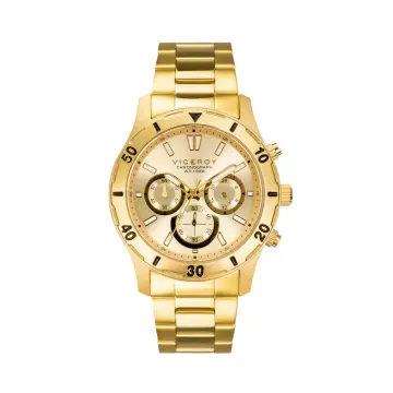 Reloj de hombre Heat con caja de acero con bisel Ip gris y brazalete de acero · Viceroy · El