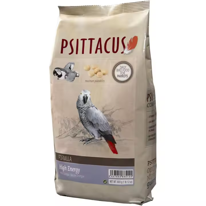 Psittacus High Energy 800 g | Pienso Completo para Yacos, Guacamayos y Otros Loros Africanos | Alimento Premium para Aves | 100% no-GMO | Marca Psittacus – Nutrición de calidad para tus aves - 1