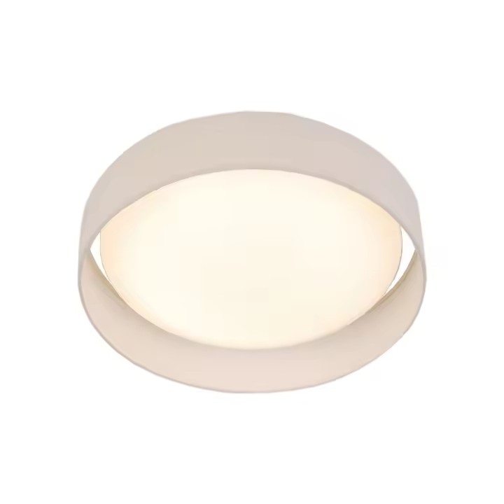 Luz de techo Contemporánea Gianna Fabric Policarbonato Blanco Led 25,43 W 3000K - 1
