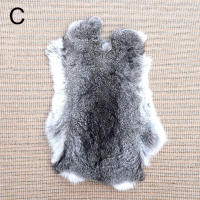Alfombra De Peluche De Conejo De Color Natural Irregular Súper Suave Para Decoración De Hogar Protección De Rodillas Y Cintura Tapete De Faux Fur Para Adultos - details 3