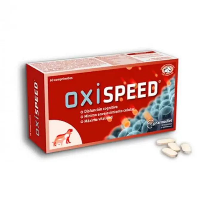 Oxispeed Mejora la Energía de tu Mascota PHARMADIET - 60 comprimidos - 1