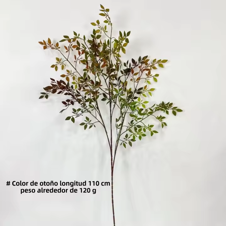 Planta Artificial De Bambú Nantian 110CM Decoración Floral Suave Para Bodas Arrangements Estudio Hotel Decoración De Hogar - 1