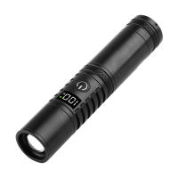 Linterna Táctica De Aluminio Con Luz LED Alta Potencia Y Recarga Tipo-C Zoomable Resistente Al Agua Para Exteriores Y Deportes - details 11