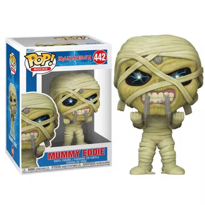FUNKO POP! IRON MAIDEN – EDDIE MOMIA, 84021, Nº442, PRODUCTO CON LICENCIA OFICIAL - 1