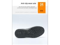 Zapatos De Trabajo Para Hombre Casual Transpirables Loafers Ligeros De Verano Antideslizantes Con Suela Suave Para Playa Y Interior - details 7