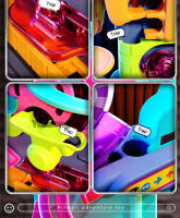 Juego De Aventura En Railway Para Niños Juguetes Educativos Interactivos Montessori Con Bola Rodante Animal Espacial Rocket Material De Plástico ABS - details 7