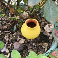 1Pc Sistema De Riego Automático De Cerámica Portátil Para Cultivo De Macetas Dispositivo De Agujero Para Verter Y Medir El Agua - details 4