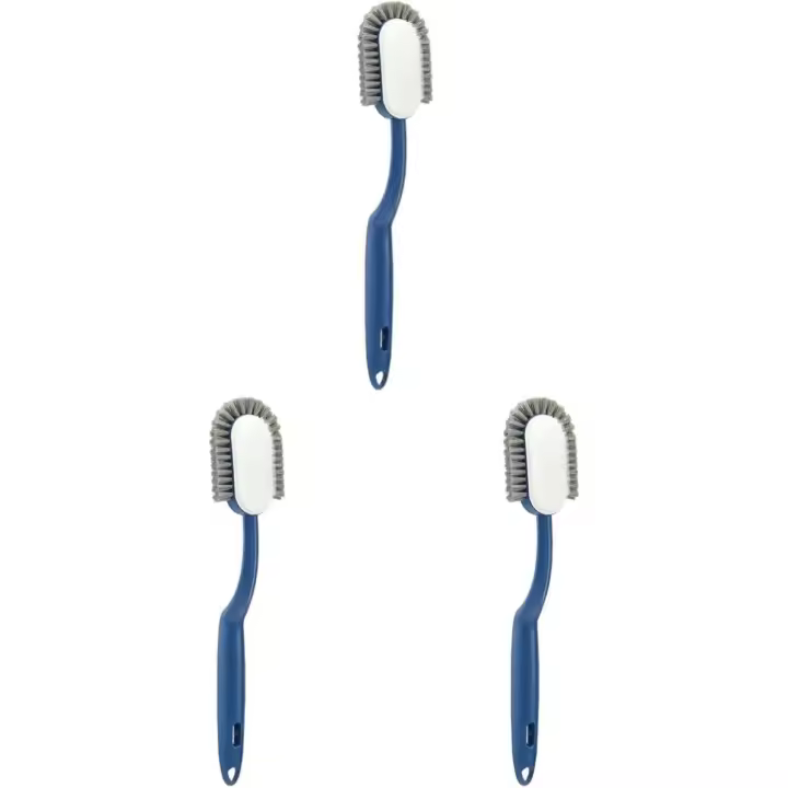 Verde - 3 Piezas de Zapatos de Plástico para Limpieza del Hogar - Cepillo Azul - 1
