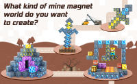 Juego De Bloques Magnéticos 72 Piezas Mundo De Los Minerales Torre De Cavernas Juguete Educativo Para Niños Edad 3+ Montessori - details 1