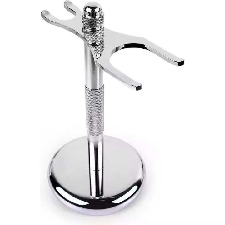 Portamaquinillas de afeitar de lujo, resistente a la oxidación y duradero./ Soporte para maquinilla de afeitar / Organizador / Soporte - Accesorios de baño / base de viaje para brochas de afeitar para padre / esposo y novio / plateado - 1