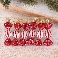 Piezas de Piruleta de Navidad, Colgantes de Bastón de Caramelo, Adornos de Bolas colgantes para Árbol de Navidad, decoraciones navideñas - details 1