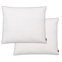 vidaXL Almohadas de Plumón/Plumas Blanco (2 unidades) Ropa Cama Hogar Decoración Dimensiones 70 x 60 cm (1000 gramos), 80 x 80 cm (1400 gramos) - details 0