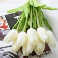 30 Uds Flores Artificiales tulipanes de látex Artificiales Como falseros reales - details 2