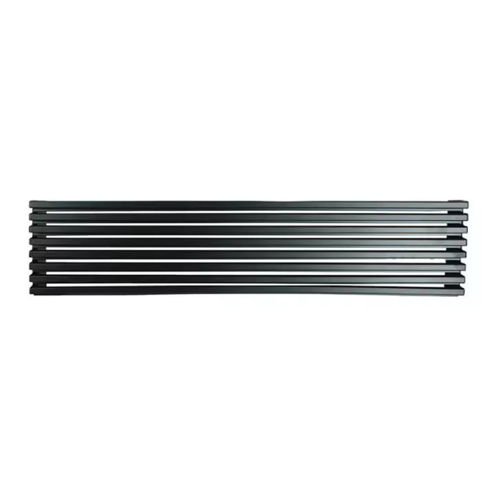 Rejilla de ventilación para frigorifico - horno color negro 8 elementos 60 X 12 cm. rejilla recortable marca Micel cocina - 1