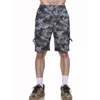 Shorts De Verano Para Hombre Con Bolsillos Pantalones De Bicicleta Con Cintura Elástica Multi-bolsillos Secado Rápido Sport Pantalón De Trabajo Casual - details 2