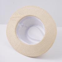 Sombrero De Paja Natural Para Hombre Moda Verano Trendy Sombreros De Playa Protección Solar Color Sólido Fedoras Casual Sombrero De Vaquero Jazz Gangster - details 25