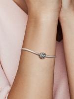 Pandora - Charm Calado de Sol, estrellas y Luna-Plata de Lei - details 3