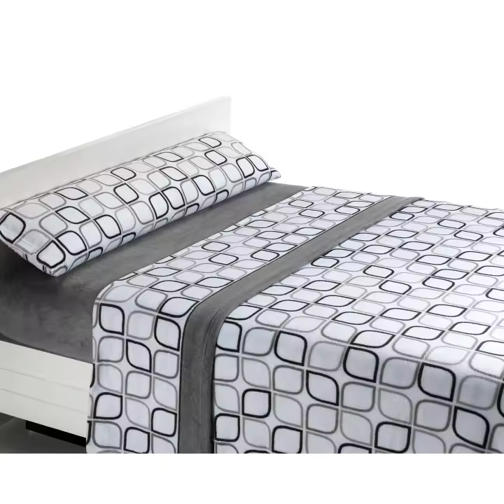 SABANALIA - Juego de sábana de coralina Spring (Disponible en varios tamaños y colores) - Máximo confort y protección contra el frío - 240 grs/m² - 100 % Microfibra de Poliéster - 1