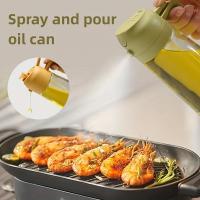 Pulverizador de aceite de cocina de doble uso, bote de vidrio a prueba de fugas, para el hogar - details 4