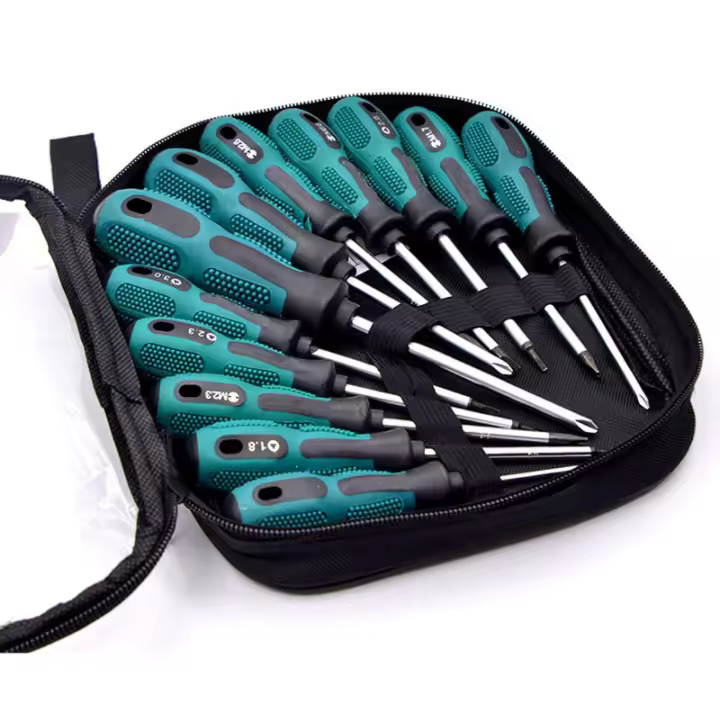 Juego De Destornilladores Profesional U-Shaped Triangular Y-Shaped Herramienta Manual De Mantenimiento Antideslizante Aislado De Cromo Vanadio - 1