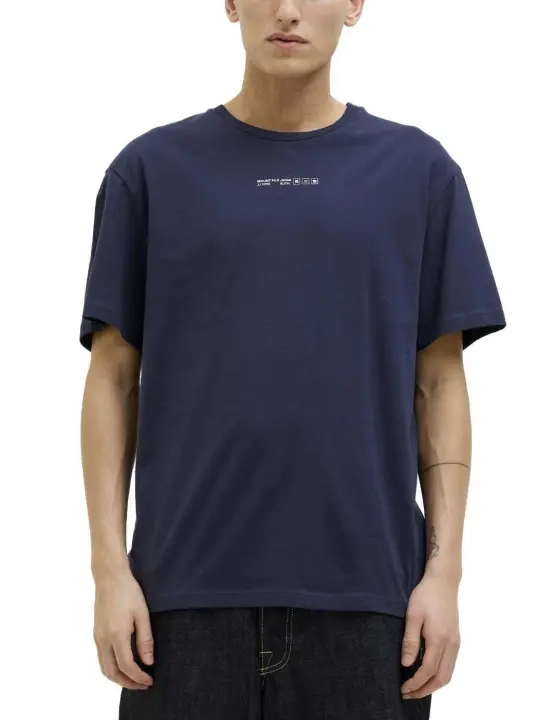 Camiseta Jack&Jones Ayce azul marino manga corta para hombre - 1