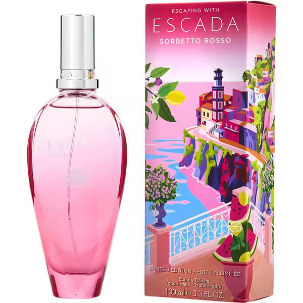 Escada Escaping With Escada Sorbetto Rosso Eau de Toilette 100 Ml para Mujer - 1