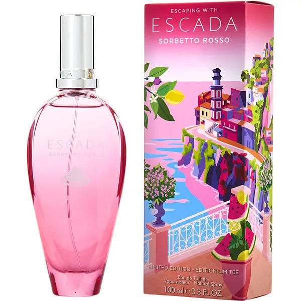 Escada Escaping With Escada Sorbetto Rosso Eau de Toilette 100 Ml para Mujer - 1